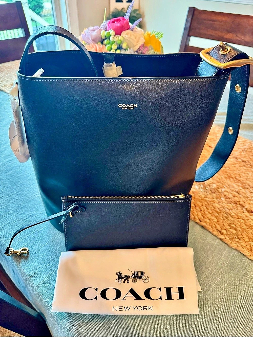 Coach Bleecker Bag with Zip Pouch NWT